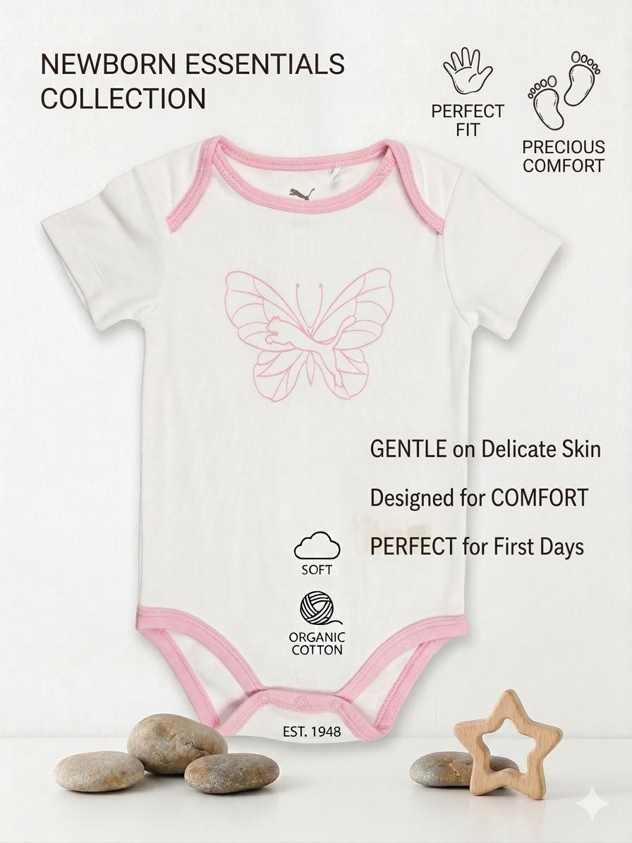 Petal Pink Trim Bodysuit