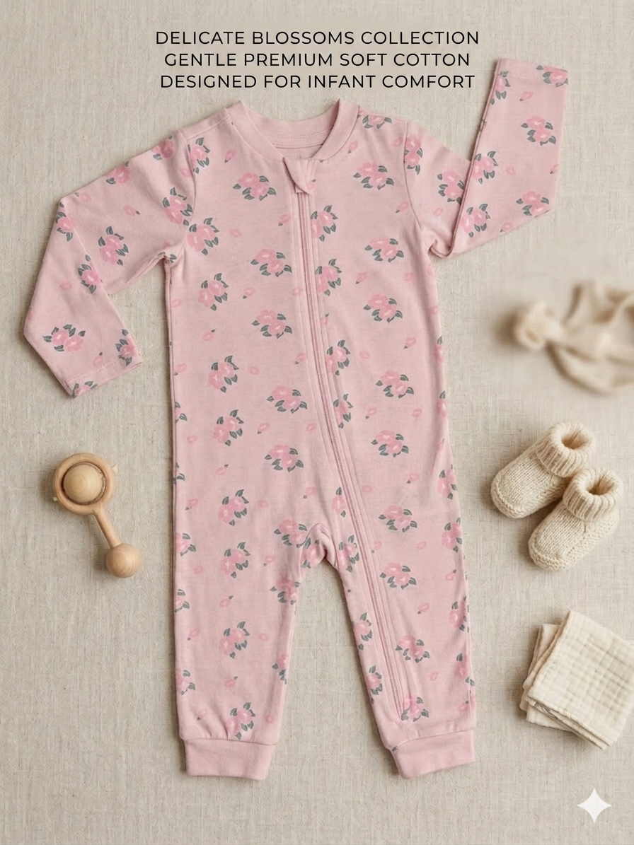 Floral Zip Romper